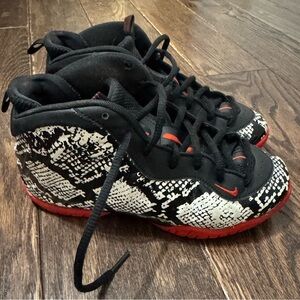 3Y, Nike Little Posite One "Albino Snakeskin" Sneakers